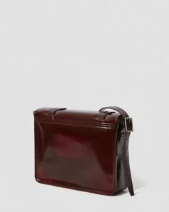 Dr. Martens Accessories|Accessories*11 Inch Vegan Messenger Bag in Cherry Red Cherry Red — Oxford Rub Off