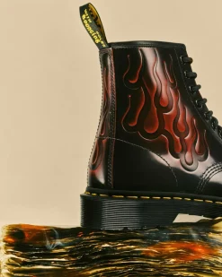 Dr. Martens Last Chance Styles|Last Chance Styles*1460 INFERNO in Cherry Red Arcadia Cherry Red Arcadia — Arcadia