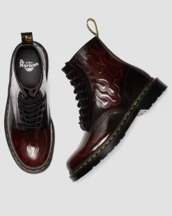 Dr. Martens Last Chance Styles|Last Chance Styles*1460 INFERNO in Cherry Red Arcadia Cherry Red Arcadia — Arcadia