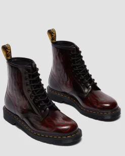 Dr. Martens Last Chance Styles|Last Chance Styles*1460 INFERNO in Cherry Red Arcadia Cherry Red Arcadia — Arcadia