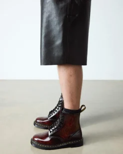 Dr. Martens Last Chance Styles|Last Chance Styles*1460 INFERNO in Cherry Red Arcadia Cherry Red Arcadia — Arcadia