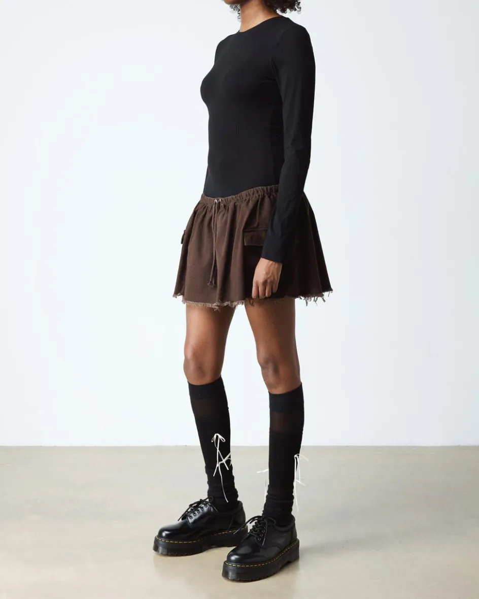 Dr. Martens Stand Tall: Platform Shoes|Shoes*8053 Leather Platform Casual Shoes in Black Black — Polished Smooth