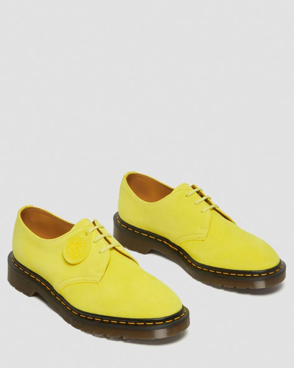 Dr. Martens Last Chance Styles|Last Chance Styles*1461 Made in England Buck Suede Oxford Shoes in Yellow Yellow — Buck Suede