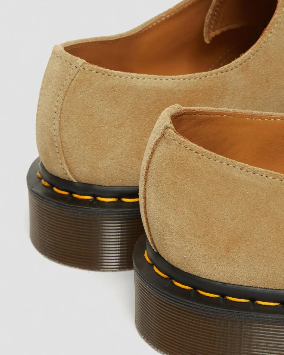 Dr. Martens Last Chance Styles|Last Chance Styles*1461 Made in England Buck Suede Oxford Shoes in Beige Beige — Buck Suede