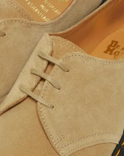 Dr. Martens Last Chance Styles|Last Chance Styles*1461 Made in England Buck Suede Oxford Shoes in Beige Beige — Buck Suede