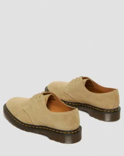 Dr. Martens Last Chance Styles|Last Chance Styles*1461 Made in England Buck Suede Oxford Shoes in Beige Beige — Buck Suede