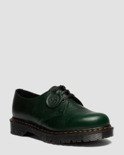 Dr. Martens Shoes|Oxfords*1461 Made in England Buckingham Leather Shoes in Dms Green DMS GREEN — Buckingham