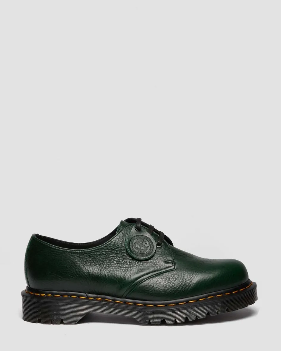 Dr. Martens Shoes|Oxfords*1461 Made in England Buckingham Leather Shoes in Dms Green DMS GREEN — Buckingham
