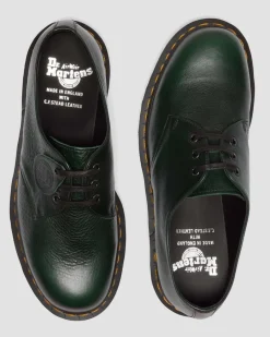 Dr. Martens Shoes|Oxfords*1461 Made in England Buckingham Leather Shoes in Dms Green DMS GREEN — Buckingham