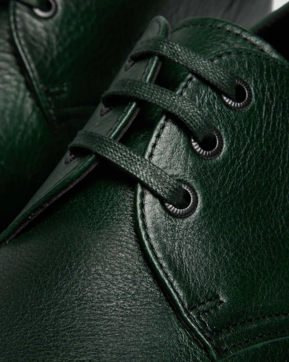 Dr. Martens Shoes|Oxfords*1461 Made in England Buckingham Leather Shoes in Dms Green DMS GREEN — Buckingham