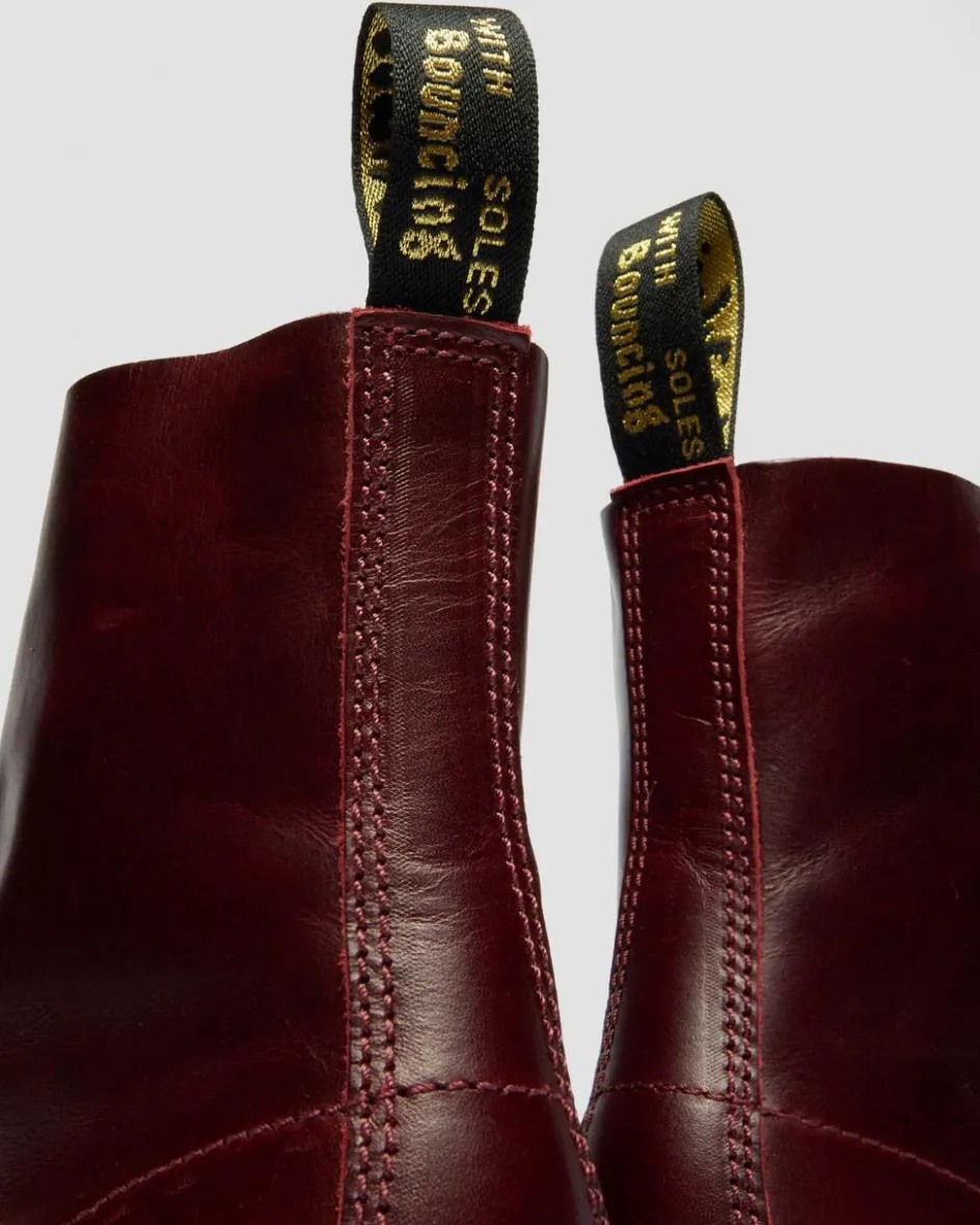 Dr. Martens New And Featured|Boots*1460 Made In England Classic Calf Leather Boots in Burgundy Burgundy — Classic Calf