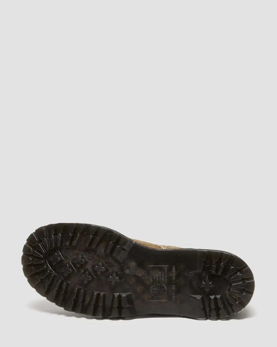 Dr. Martens Last Chance Styles|Last Chance Styles*1460 Made in England Emboss Suede Lace Up Boots in Savannah Tan