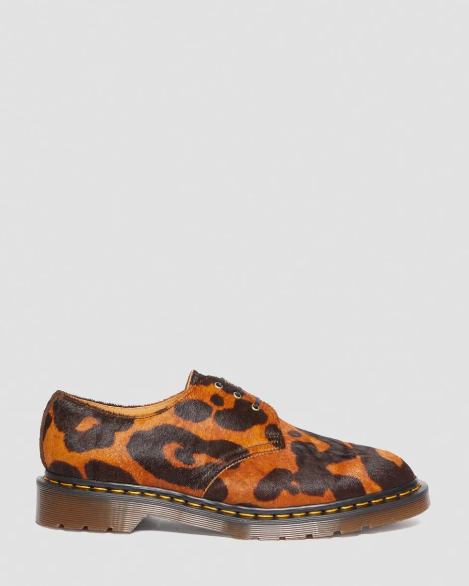 Dr. Martens Last Chance Styles|Last Chance Styles*1461 Made in England Hair On Oxford Shoes in Ocelot Ocelot — Hair On