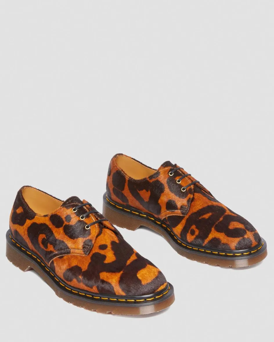 Dr. Martens Last Chance Styles|Last Chance Styles*1461 Made in England Hair On Oxford Shoes in Ocelot Ocelot — Hair On