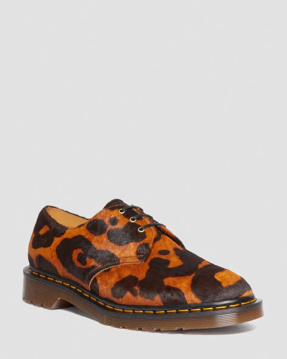 Dr. Martens Last Chance Styles|Last Chance Styles*1461 Made in England Hair On Oxford Shoes in Ocelot Ocelot — Hair On