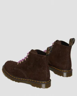 Dr. Martens Last Chance Styles|Last Chance Styles*101 Made in England Hardware Suede Ankle Boots in DARK BROWN