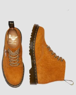Dr. Martens Last Chance Styles|Last Chance Styles*101 Made in England Hardware Suede Ankle Boots in BURNT YELLOW