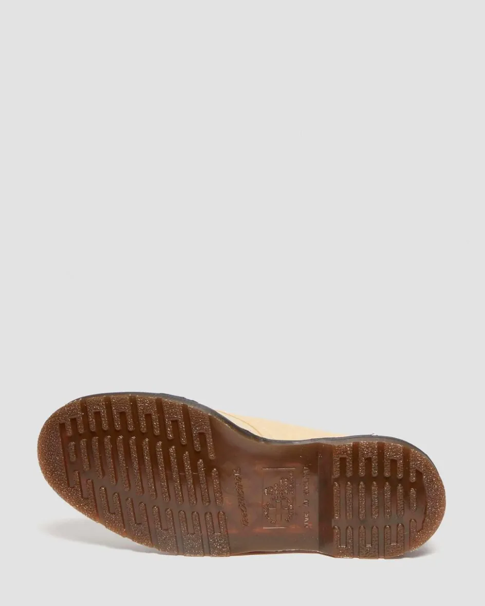 Dr. Martens Last Chance Styles|Last Chance Styles*1461 Made in England Suede Oxford Shoes in Mustard Mustard — Reverse Grain Suede