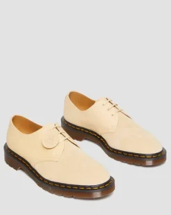 Dr. Martens Last Chance Styles|Last Chance Styles*1461 Made in England Suede Oxford Shoes in Mustard Mustard — Reverse Grain Suede