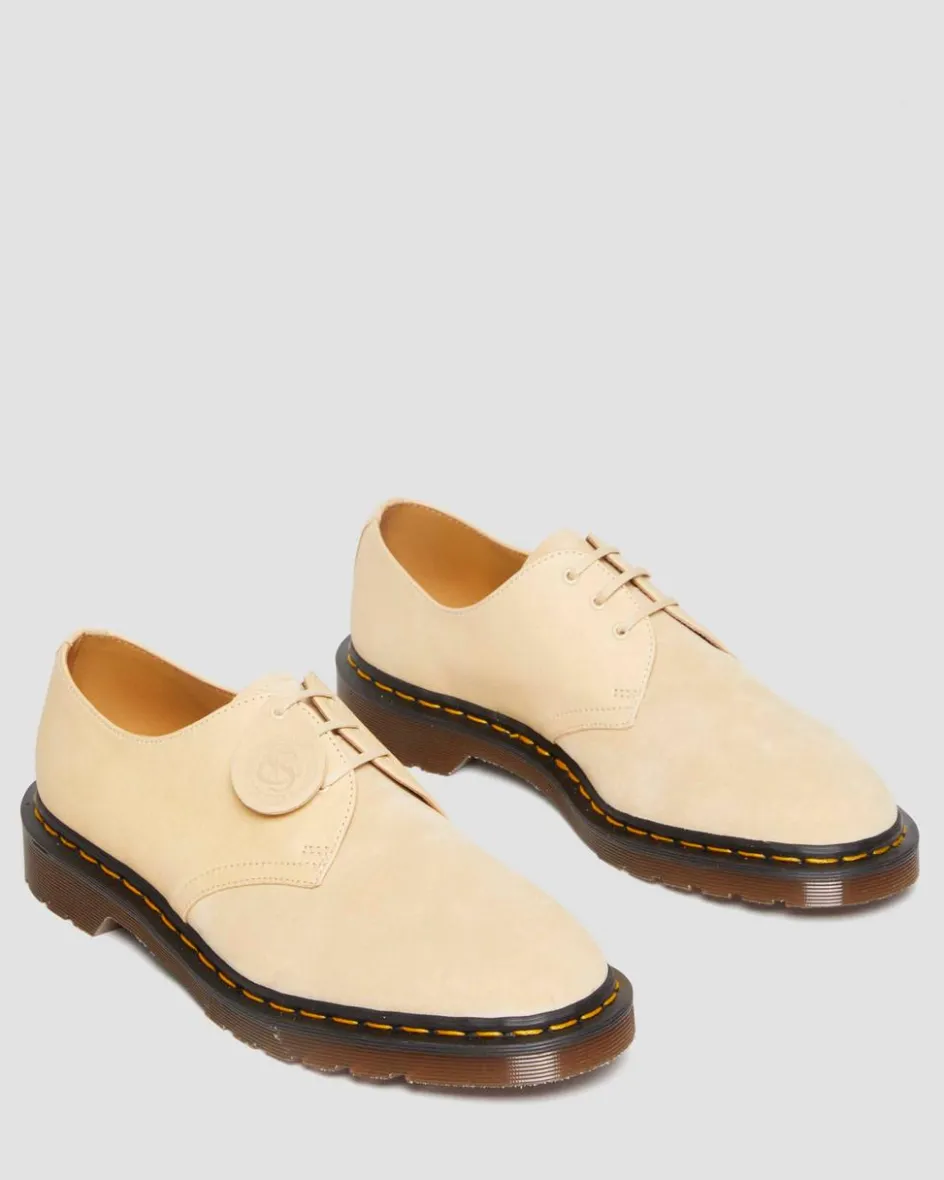 Dr. Martens Last Chance Styles|Last Chance Styles*1461 Made in England Suede Oxford Shoes in Mustard Mustard — Reverse Grain Suede