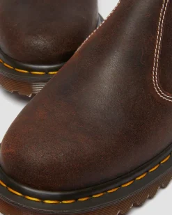 Dr. Martens Last Chance Styles*2976 Made in England Wax Commander Chelsea Boots in Brown Brown — Wax Commander