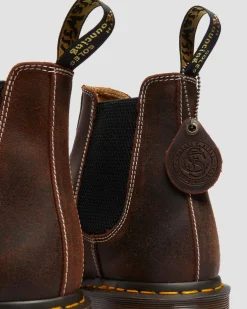 Dr. Martens Last Chance Styles*2976 Made in England Wax Commander Chelsea Boots in Brown Brown — Wax Commander