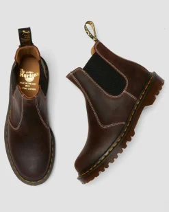 Dr. Martens Last Chance Styles*2976 Made in England Wax Commander Chelsea Boots in Brown Brown — Wax Commander