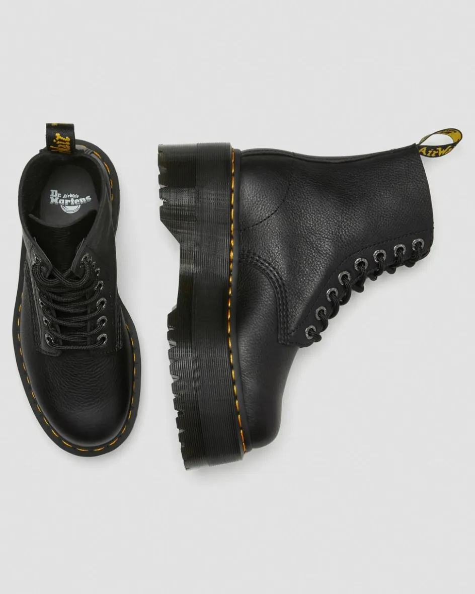 Dr. Martens Originals|New And Featured*1460 Max Leather Platform Boots in Black Black — Pisa