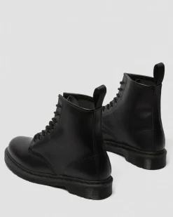Dr. Martens Originals|New And Featured*1460 Mono Smooth Leather Lace Up Boots in Black Black — Smooth Leather