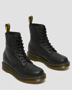 Dr. Martens Originals|New And Featured*1460 Pascal Virginia leather boots in Black Black — Virginia