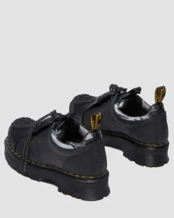 Dr. Martens Last Chance Styles*1461 Protect Leather Oxford Shoes in Black Black — KINSLEY TUMBLE+TAILGATE WP+RUBBER GRAINED LEATHER