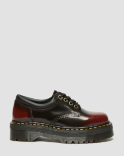 Dr. Martens Originals|Shoes*8053 Quad Arcadia Leather Platform Shoes in Cherry Red Arcadia Cherry Red Arcadia — Arcadia