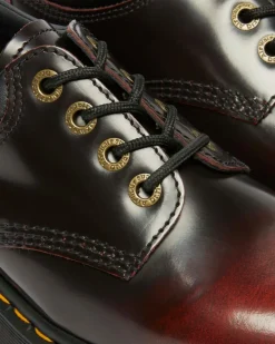 Dr. Martens Originals|Shoes*8053 Quad Arcadia Leather Platform Shoes in Cherry Red Arcadia Cherry Red Arcadia — Arcadia