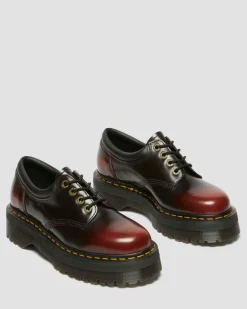 Dr. Martens Originals|Shoes*8053 Quad Arcadia Leather Platform Shoes in Cherry Red Arcadia Cherry Red Arcadia — Arcadia