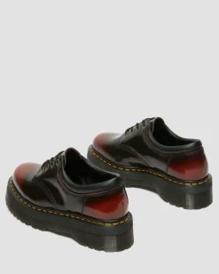 Dr. Martens Originals|Shoes*8053 Quad Arcadia Leather Platform Shoes in Cherry Red Arcadia Cherry Red Arcadia — Arcadia