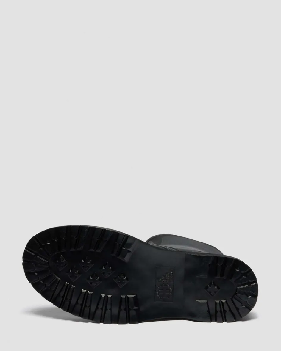 Dr. Martens New And Featured|Boots*1460 Rain Waterproof Boots in Black Pvc Black PVC — PVC