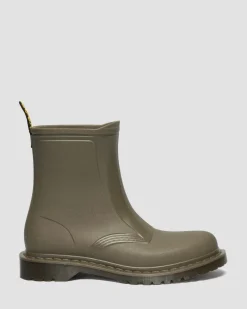 Dr. Martens Boots|Chelsea Boots*1460 Rain Waterproof Boots in Dms Olive DMS OLIVE — PVC