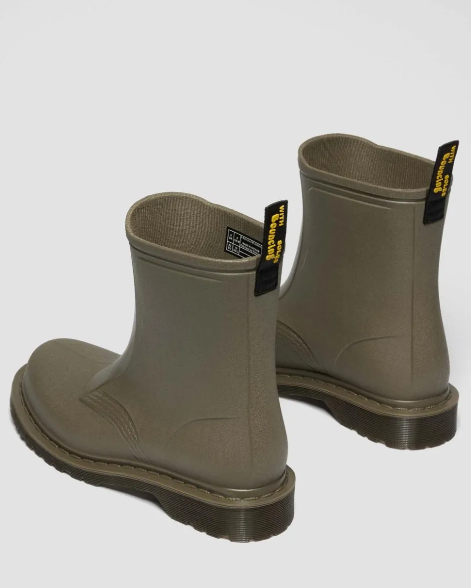 Dr. Martens Boots|Chelsea Boots*1460 Rain Waterproof Boots in Dms Olive DMS OLIVE — PVC
