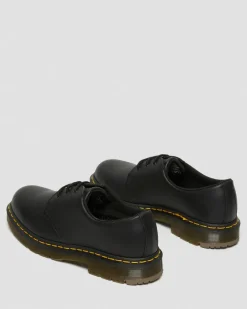 Dr. Martens Slip Resistant|Shoes*1461 Slip Resistant Leather Oxford Shoes in Black Black — Industrial Full Grain