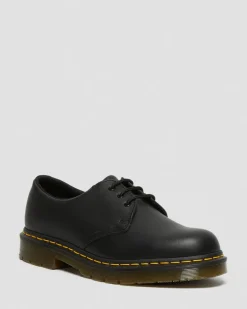 Dr. Martens Slip Resistant|Shoes*1461 Slip Resistant Leather Oxford Shoes in Black Black — Industrial Full Grain