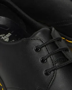 Dr. Martens Slip Resistant|Shoes*1461 Slip Resistant Leather Oxford Shoes in Black Black — Industrial Full Grain