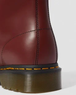 Dr. Martens Originals|New And Featured*1460 Smooth Leather Lace Up Boots in Cherry Red Cherry Red — Smooth Leather