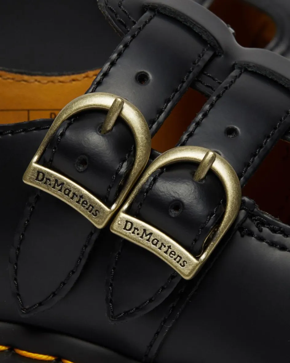 Dr. Martens Originals|Shoes*8065 Smooth Leather Mary Jane Shoes in Black Black — Smooth Leather