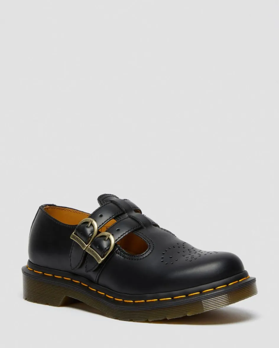Dr. Martens Originals|Shoes*8065 Smooth Leather Mary Jane Shoes in Black Black — Smooth Leather