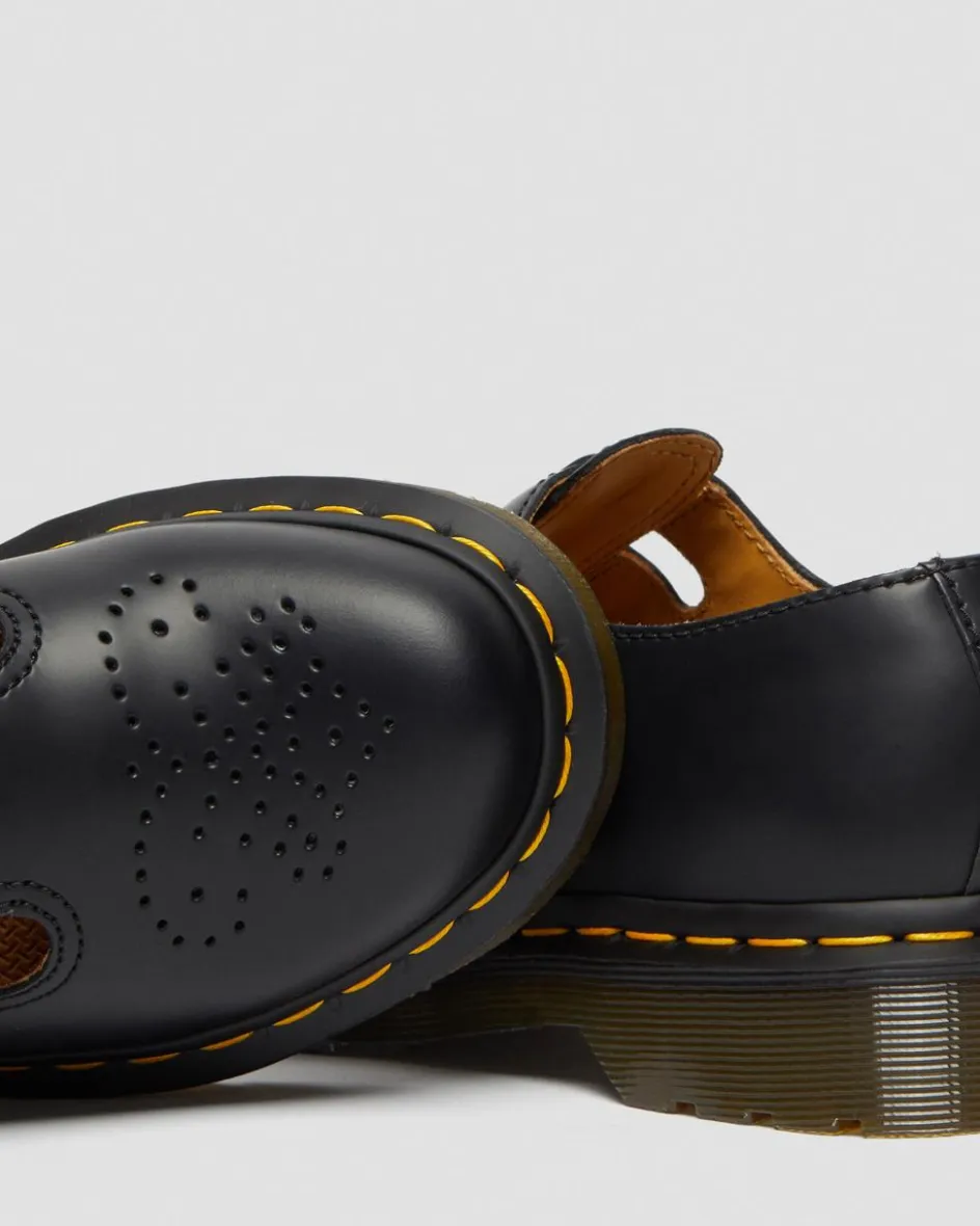 Dr. Martens Originals|Shoes*8065 Smooth Leather Mary Jane Shoes in Black Black — Smooth Leather