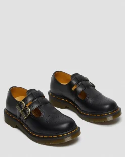 Dr. Martens Originals|Shoes*8065 Smooth Leather Mary Jane Shoes in Black Black — Smooth Leather