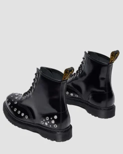Dr. Martens Last Chance Styles|Last Chance Styles*1460 Studded Buttero Leather Boots in Black Buttero BLACK BUTTERO — Buttero