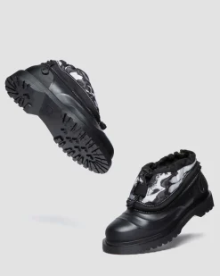 Dr. Martens Winter Boots|Last Chance Styles*1461 SUB SHOE in Black Black+White
