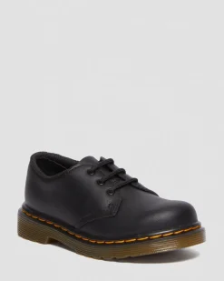 Dr. Martens Toddler & 2-4 Years*1461 Toddler Softy T Leather Oxford Shoes in Black Black — Softy T