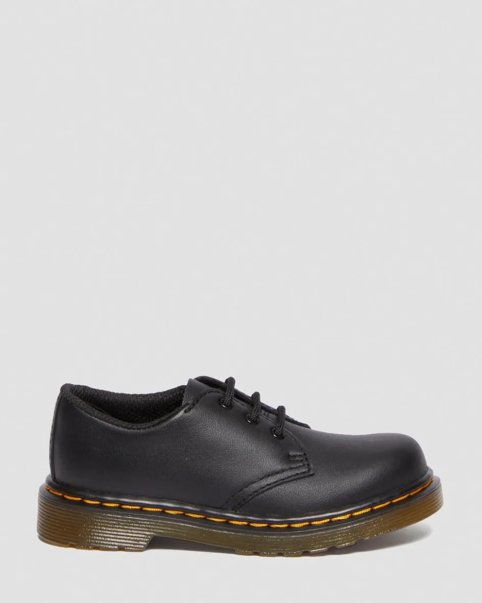 Dr. Martens Toddler & 2-4 Years*1461 Toddler Softy T Leather Oxford Shoes in Black Black — Softy T